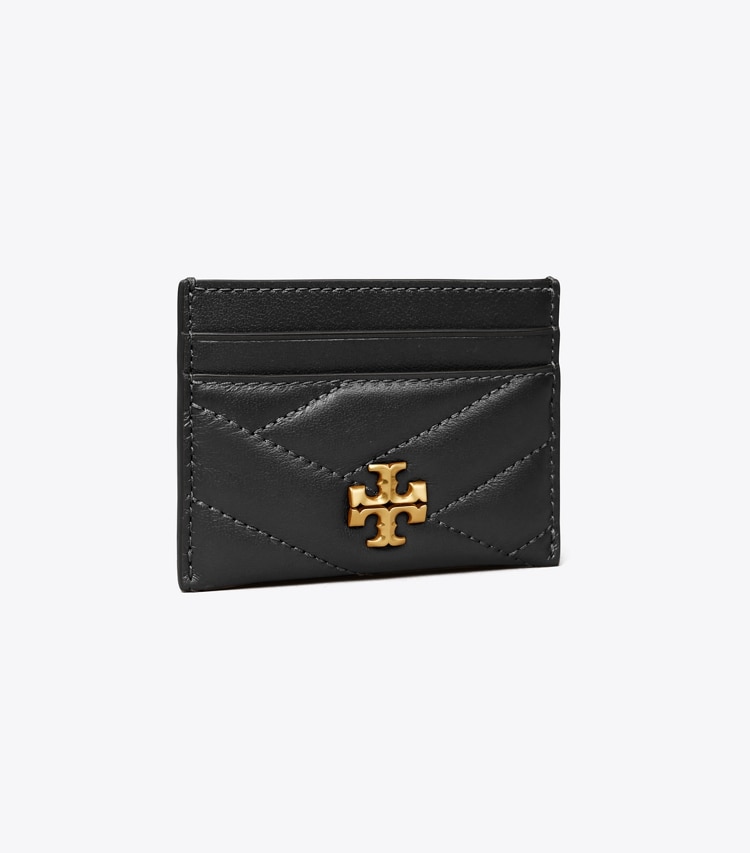 TORY BURCH WOMEN'S KIRA CHEVRON CARD CASE - Black