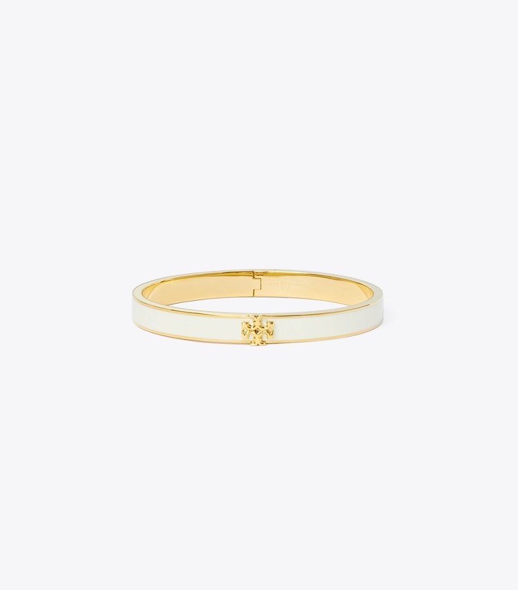 TORY BURCH WOMEN'S KIRA ENAMEL 7MM BRACELET - Tory Gold / New Ivory