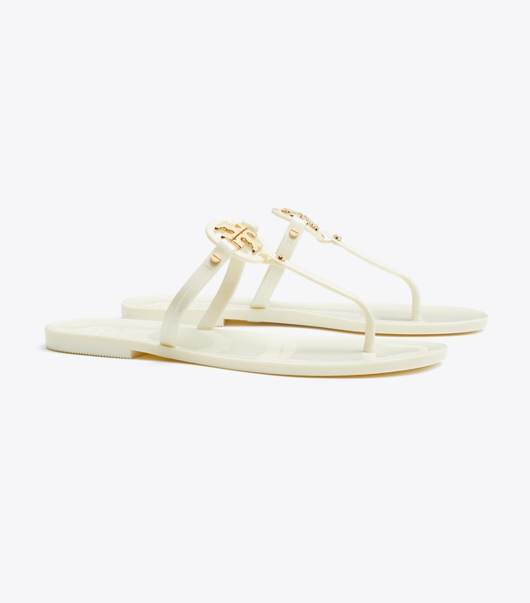 TORY BURCH WOMEN'S MINI MILLER JELLY SANDAL - Ivory