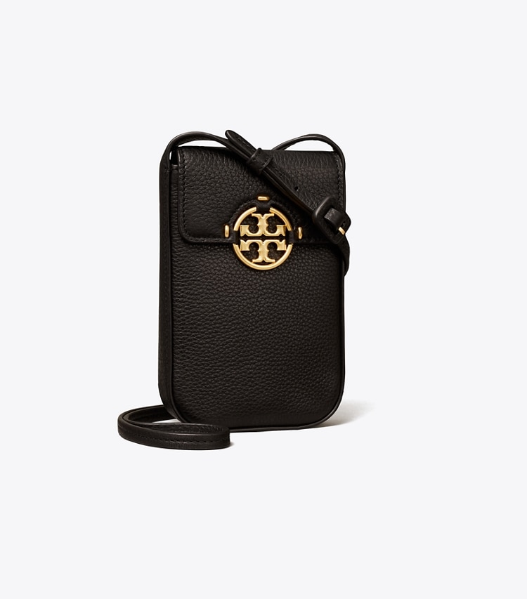 TORY BURCH WOMEN'S MILLER PHONE CROSSBODY - Black