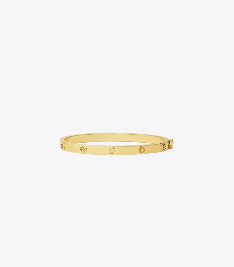 TORY BURCH WOMEN'S MILLER STUD HINGE BRACELET, 5MM - Tory Gold