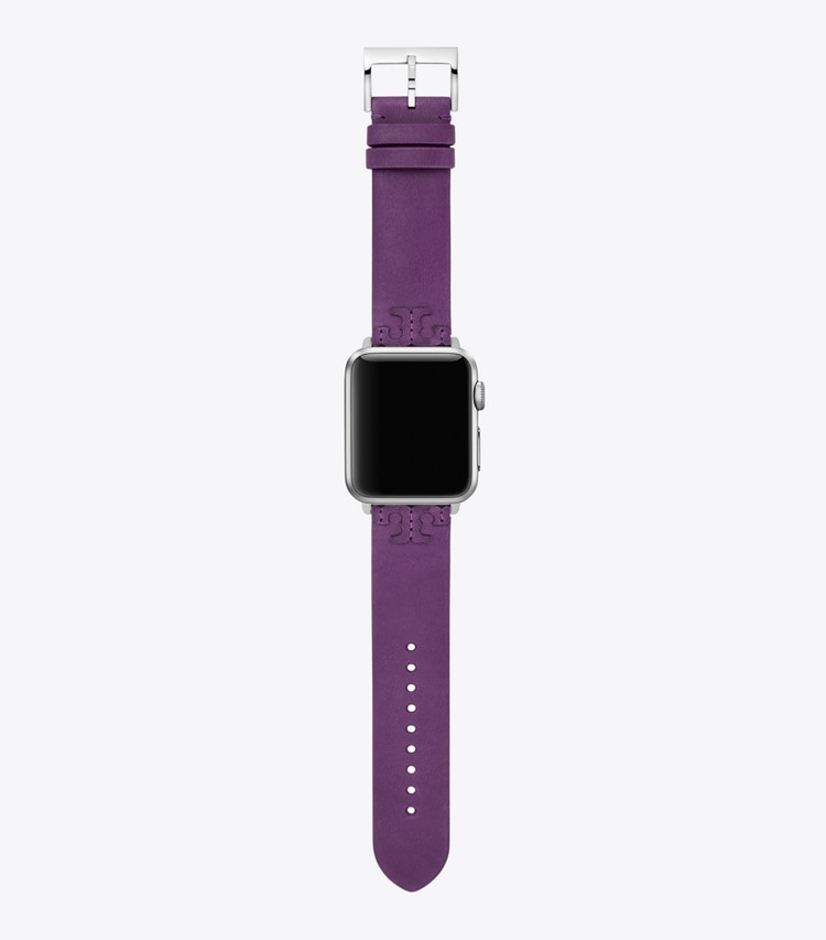 TORY BURCH WOMEN'S MCGRAW BAND FOR APPLE WATCH, LEATHER - Mauve