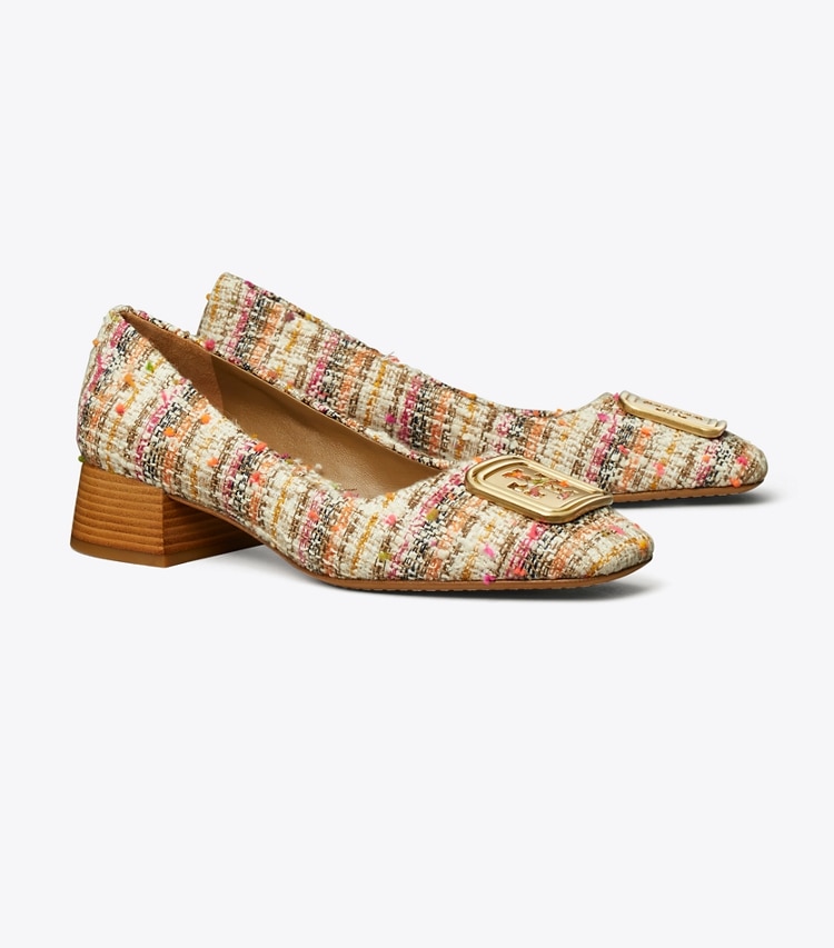 TORY BURCH WOMEN'S GEORGIA PUMP - Pink Multi Tweed