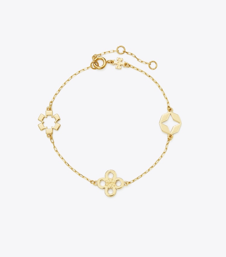 TORY BURCH WOMEN'S KIRA CLOVER BRACELET - Tory Gold