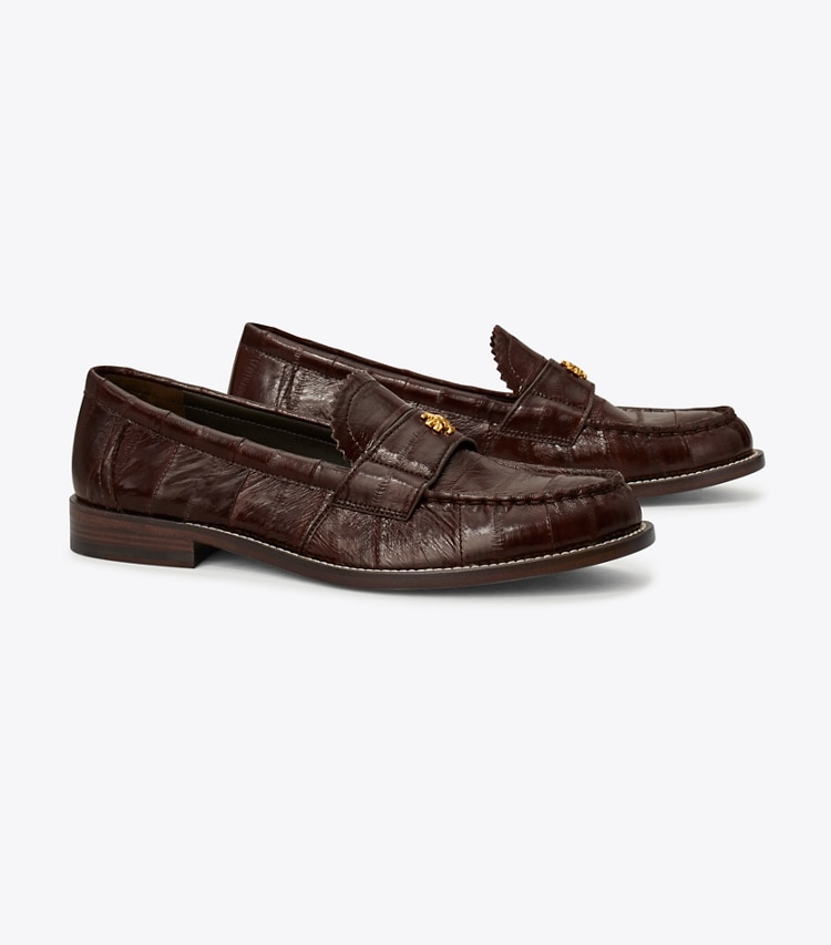 TORY BURCH WOMEN'S CLASSIC LOAFER - Dark Brown Eel