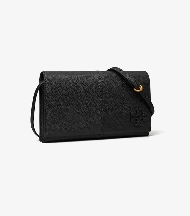 TORY BURCH WOMEN'S MCGRAW WALLET CROSSBODY - Black