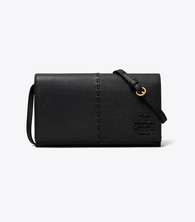 TORY BURCH WOMEN'S MCGRAW WALLET CROSSBODY - Black