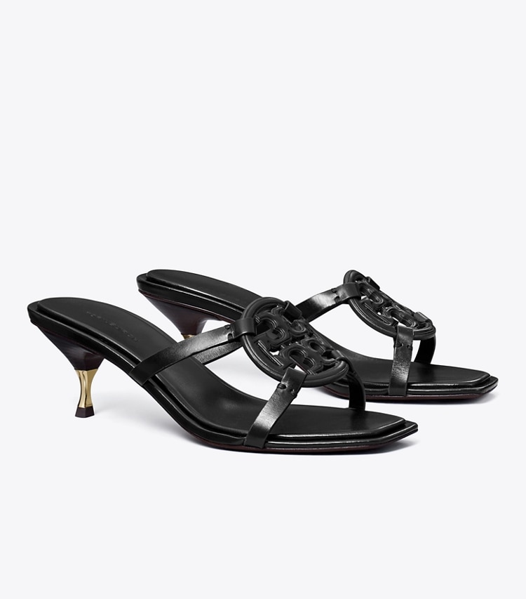 TORY BURCH WOMEN'S MILLER BOMBe LOW HEEL SANDAL - Perfect Black