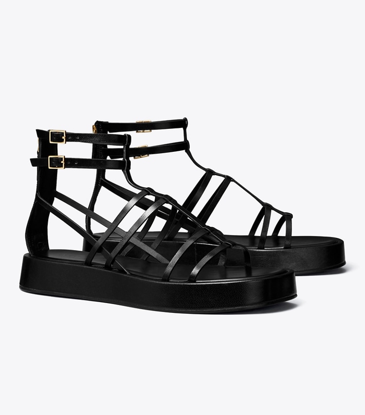 TORY BURCH WOMEN'S CAPRI PLATFORM GLADIATOR SANDAL - Perfect Black