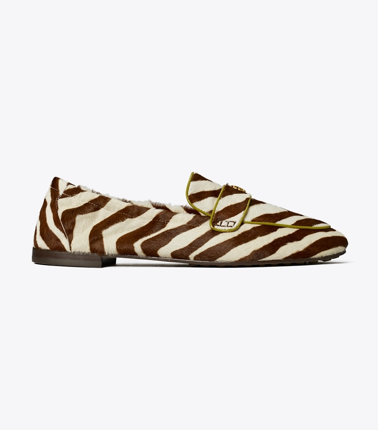 TORY BURCH WOMEN'S BALLET LOAFER - Zebra / Algae