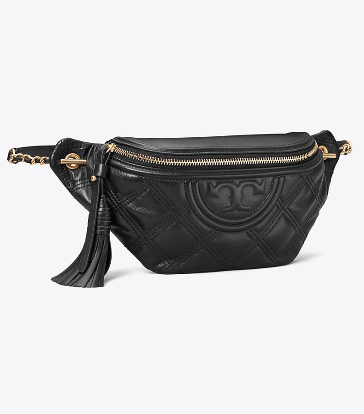 TORY BURCH WOMEN'S FLEMING SOFT BELT BAG - Black - Click Image to Close