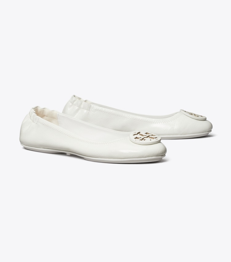 TORY BURCH WOMEN'S MINNIE TRAVEL BALLET - Gardenia