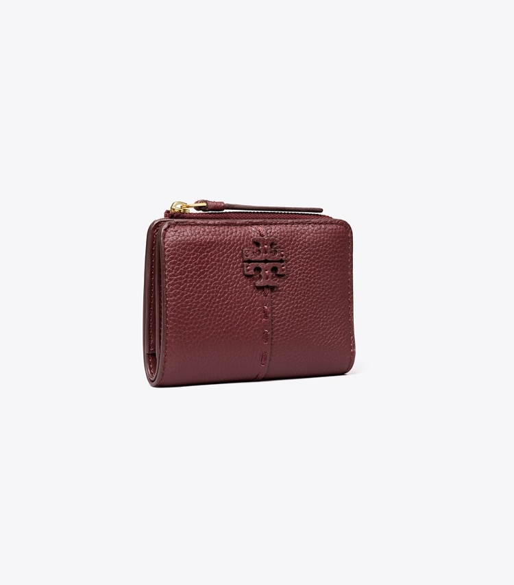 TORY BURCH WOMEN'S MCGRAW BI-FOLD WALLET - Muscadine