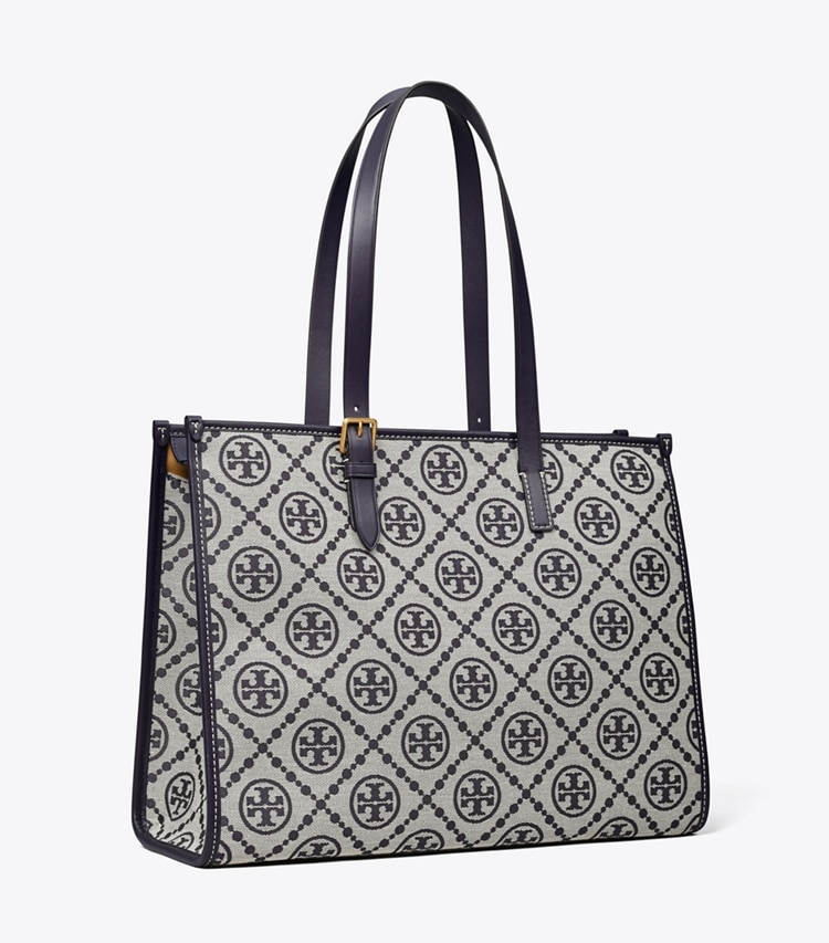 TORY BURCH WOMEN'S T MONOGRAM TOTE - Tory Navy