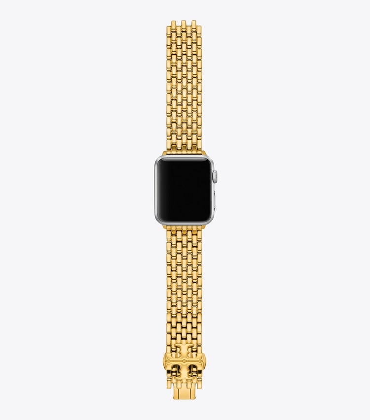 TORY BURCH WOMEN'S ELEANOR BAND FOR APPLE WATCH, GOLD-TONE STAINLESS STEEL - Gold