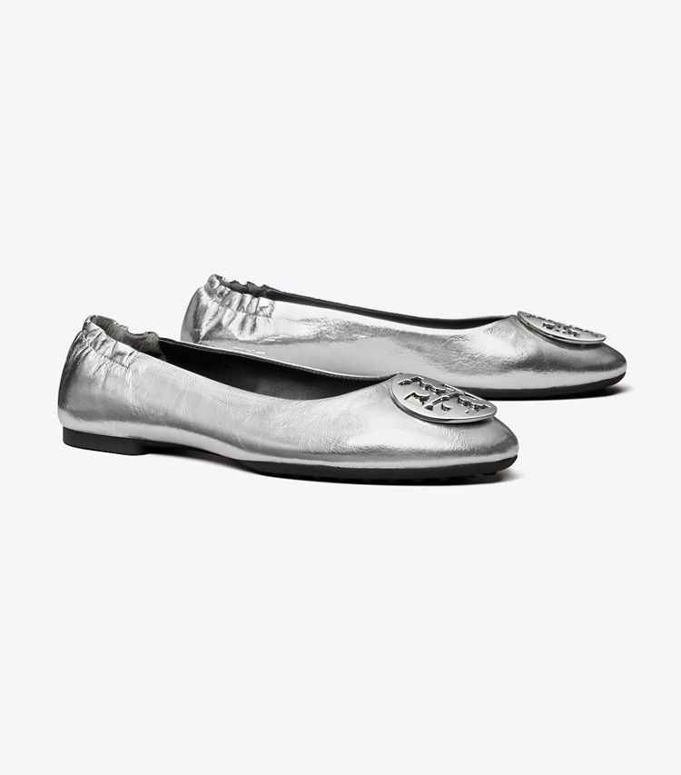 TORY BURCH WOMEN'S CLAIRE BALLET - Silver