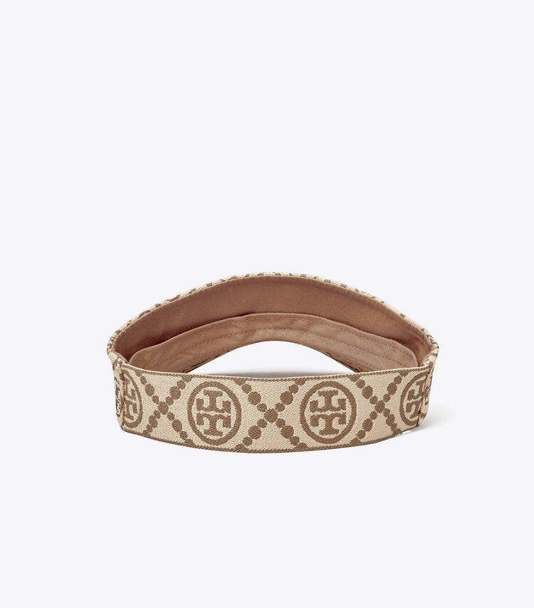 TORY BURCH WOMEN'S T MONOGRAM VISOR - Hazel