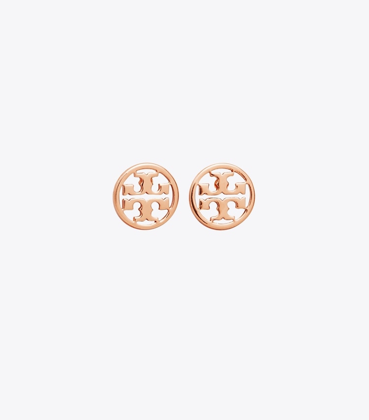 TORY BURCH WOMEN'S MILLER STUD EARRING - Rose Gold