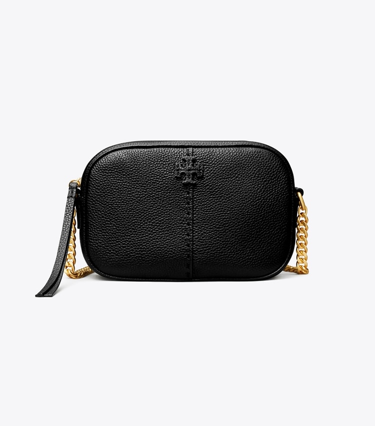 TORY BURCH WOMEN'S MCGRAW CAMERA BAG - Black - Click Image to Close