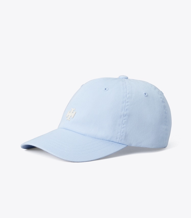 TORY BURCH WOMEN'S LOGO CAP - Ice Floe