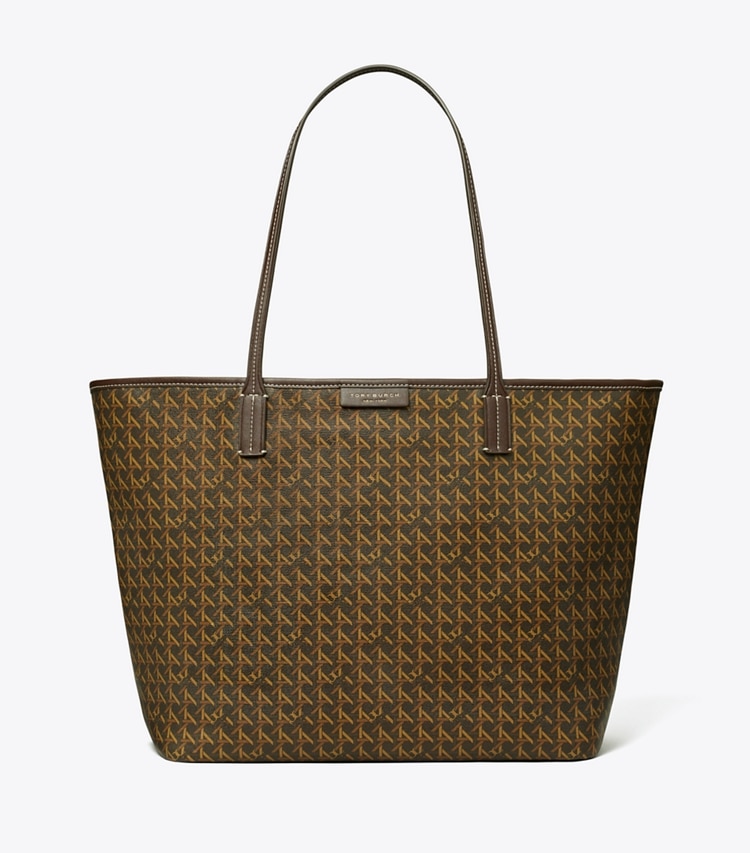 TORY BURCH WOMEN'S EVER-READY ZIP TOTE - Chocolate