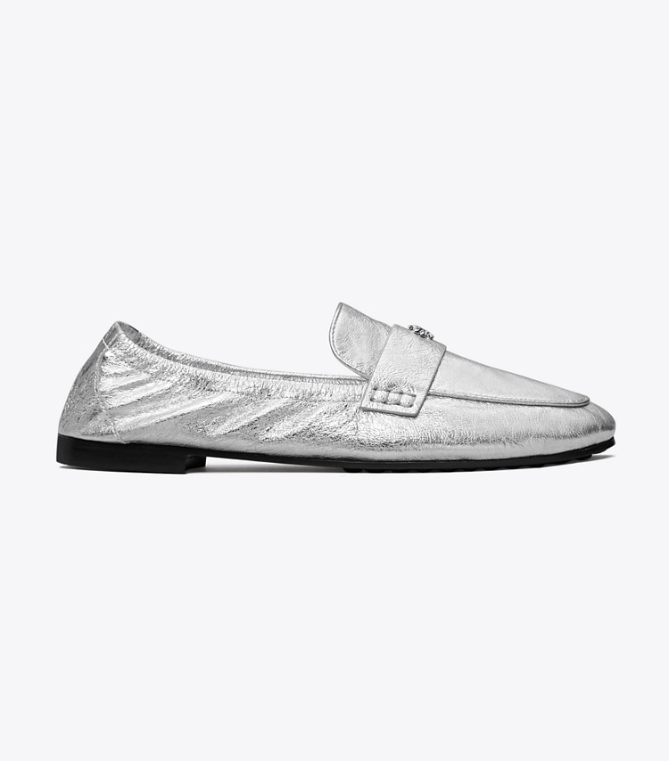 TORY BURCH WOMEN'S BALLET LOAFER - Shiny Silver