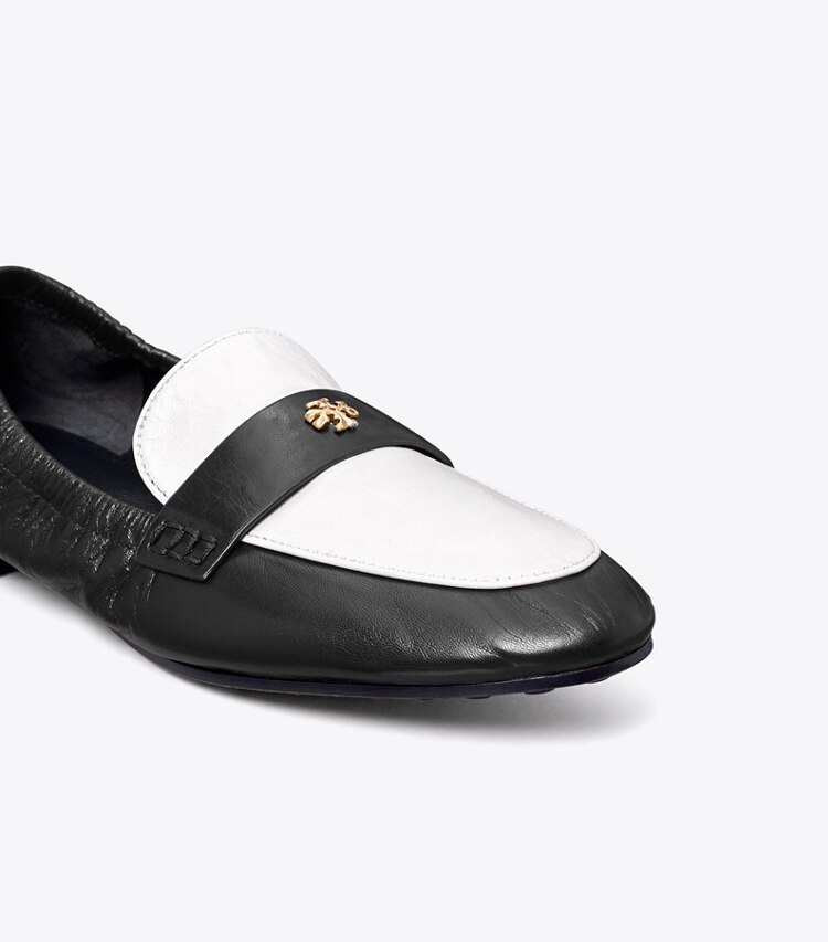 TORY BURCH WOMEN'S BALLET LOAFER - Perfect Black / New Ivory