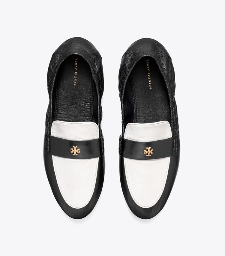 TORY BURCH WOMEN'S BALLET LOAFER - Perfect Black / New Ivory