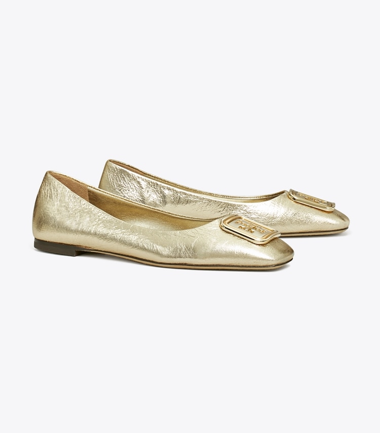 TORY BURCH WOMEN'S GEORGIA BALLET - Spark Gold