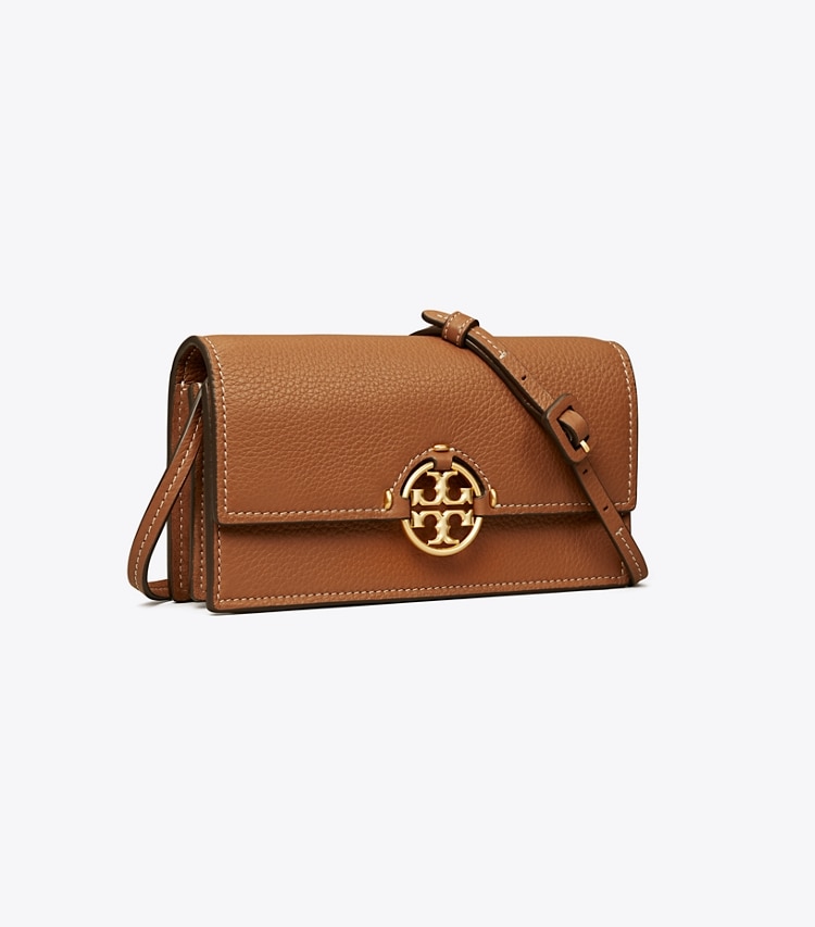 TORY BURCH WOMEN'S MILLER WALLET CROSSBODY - Light Umber