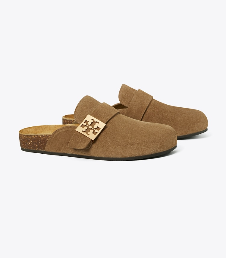 TORY BURCH WOMEN'S SUEDE MELLOW MULE - River Rock