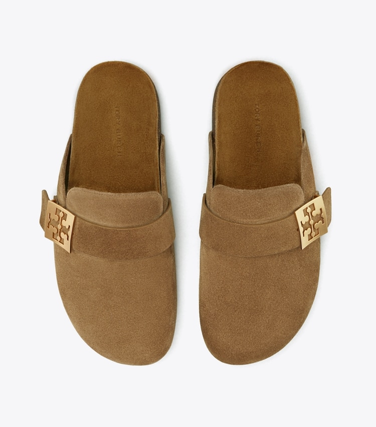 TORY BURCH WOMEN'S SUEDE MELLOW MULE - River Rock