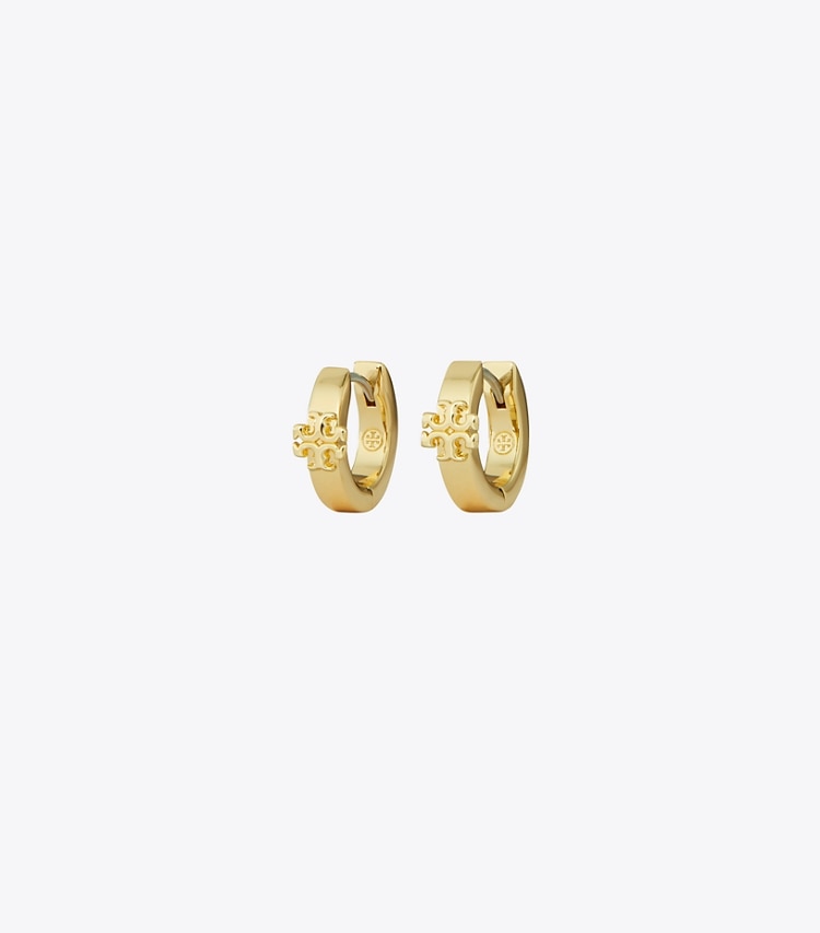 TORY BURCH WOMEN'S KIRA HUGGIE EARRING - Tory Gold