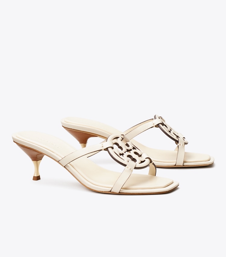 TORY BURCH WOMEN'S MILLER BOMBe LOW HEEL SANDAL - Light Cream