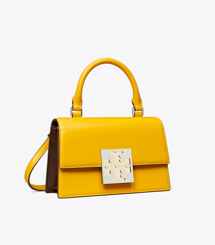 TORY BURCH WOMEN'S BON BON COLORBLOCK MINI BAG - Golden Crest