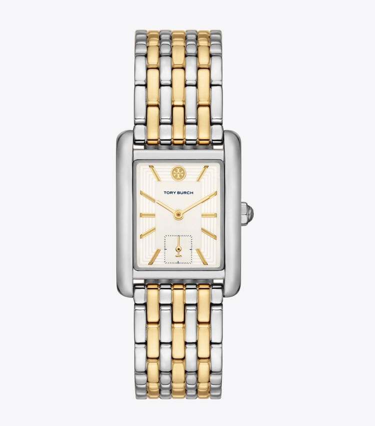 TORY BURCH WOMEN'S ELEANOR WATCH, TWO-TONE GOLD/STAINLESS STEEL - Ivory / Two-Tone