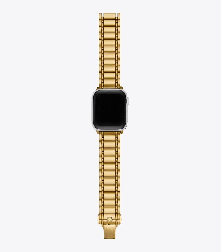 TORY BURCH WOMEN'S MILLER BAND FOR APPLE WATCH, GOLD-TONE STAINLESS STEEL - gold