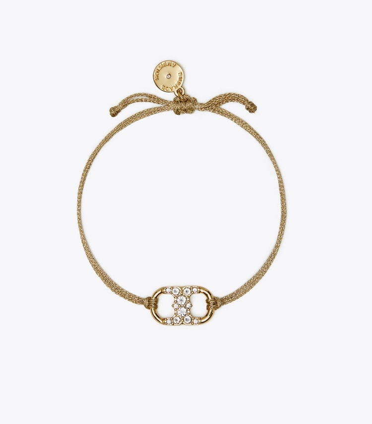 TORY BURCH WOMEN'S EMBRACE AMBITION PAVe BRACELET - Tory Gold / Gold / Crystal