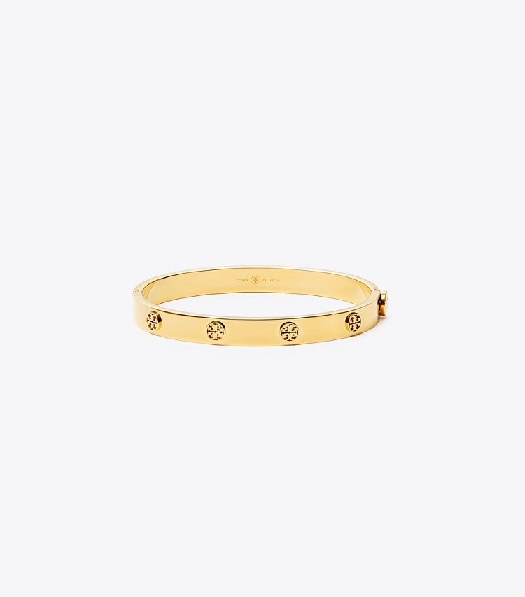 TORY BURCH WOMEN'S MILLER STUD HINGE BRACELET, 7MM - Tory Gold