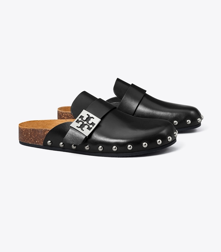 TORY BURCH WOMEN'S MELLOW STUDDED MULE - Perfect Black