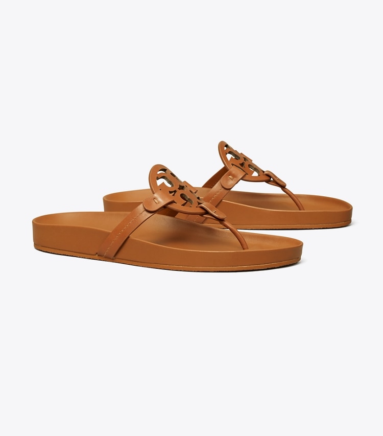 TORY BURCH WOMEN'S MILLER CLOUD SANDAL - Bourbon Miele / Bourbon Miele