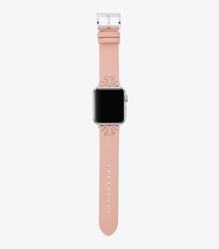 TORY BURCH WOMEN'S MCGRAW BAND FOR APPLE WATCH, LEATHER - Blush