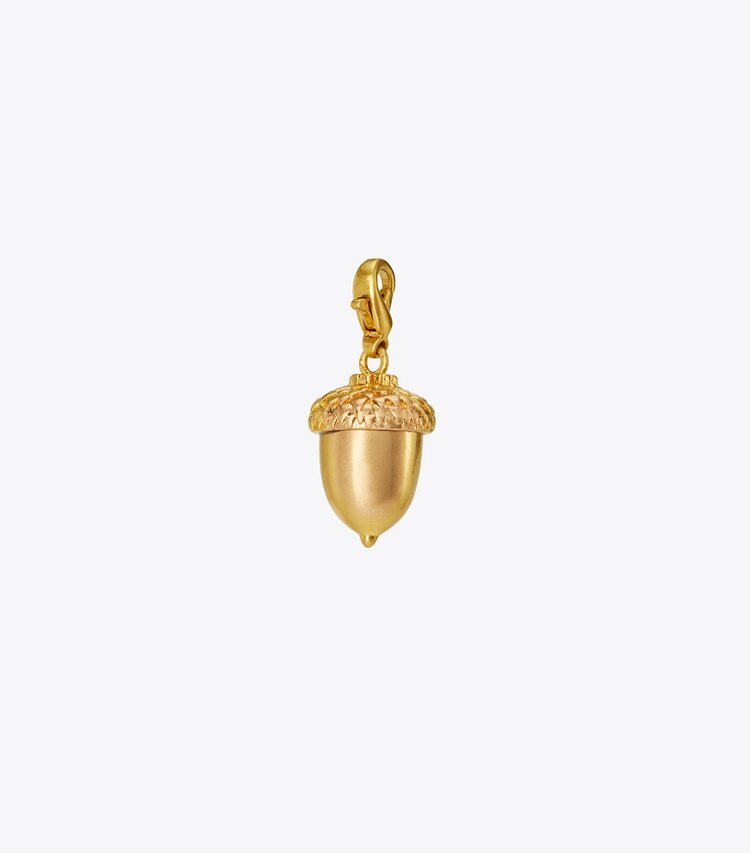 TORY BURCH WOMEN'S ACORN CHARM - Tory Gold