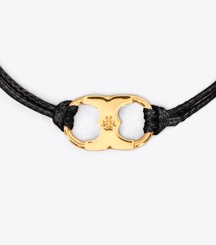 TORY BURCH WOMEN'S EMBRACE AMBITION BRACELET - Black/Tory Gold