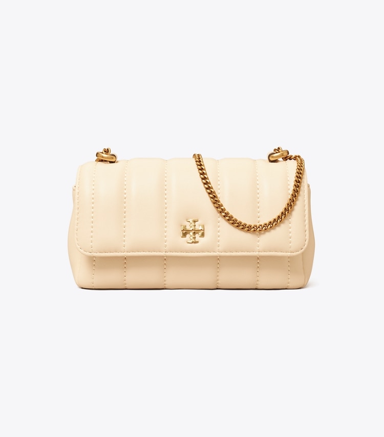 TORY BURCH WOMEN'S MINI KIRA FLAP SHOULDER BAG - Brie