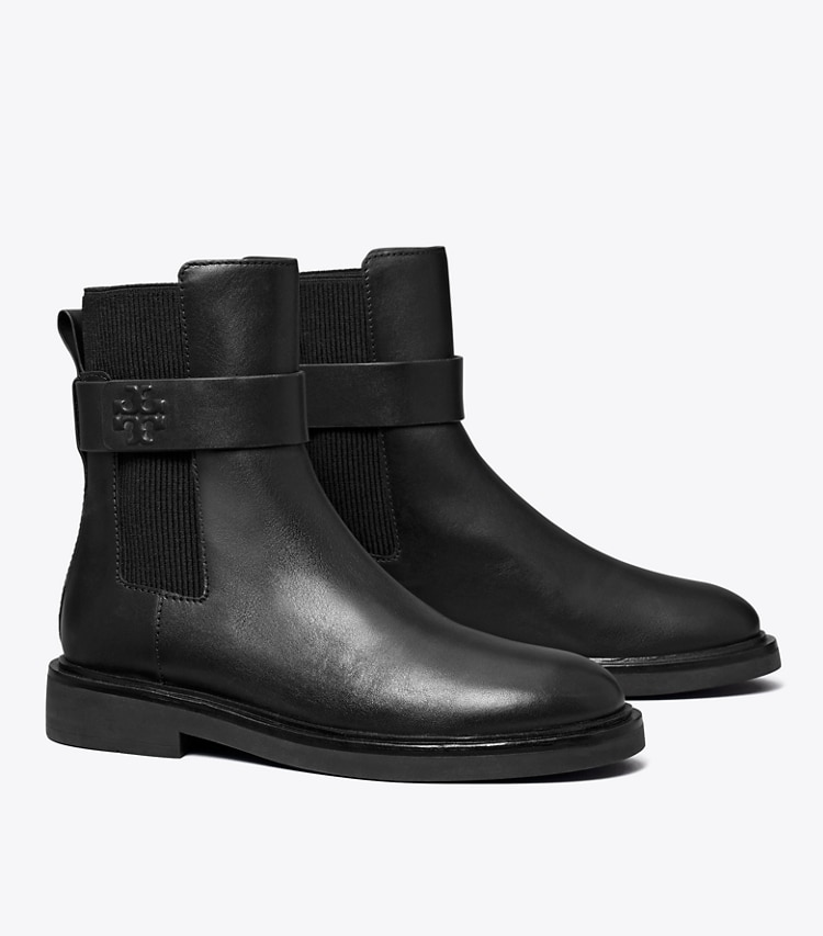 TORY BURCH WOMEN'S DOUBLE T CHELSEA BOOT - Perfect Black / Perfect Black