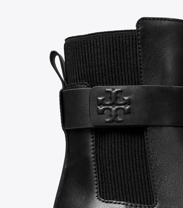 TORY BURCH WOMEN'S DOUBLE T CHELSEA BOOT - Perfect Black / Perfect Black