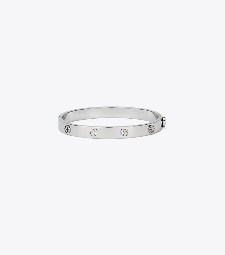 TORY BURCH WOMEN'S MILLER STUD HINGE BRACELET, 7MM - Tory Silver