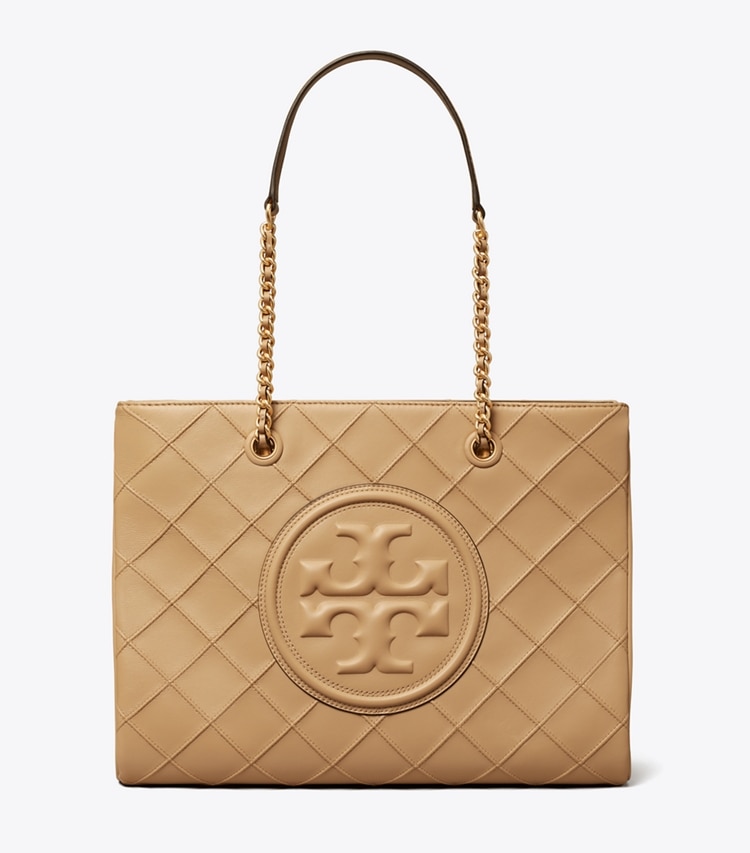 TORY BURCH WOMEN'S FLEMING SOFT CHAIN TOTE - Desert Dune