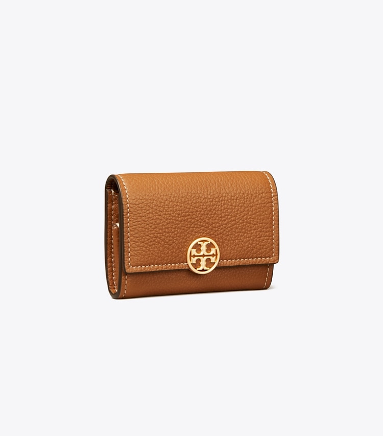 TORY BURCH WOMEN'S MINI MILLER WALLET - Light Umber